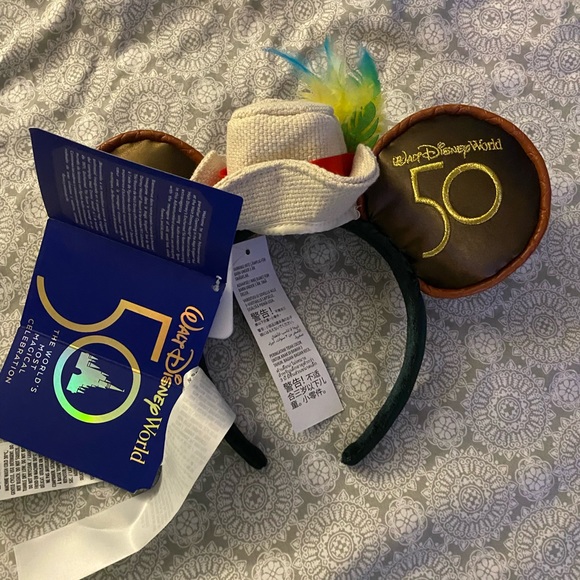 50th anniversary tiki room Mickey Mouse ears headband Disney parks🦜🦜✨ - Picture 3 of 4